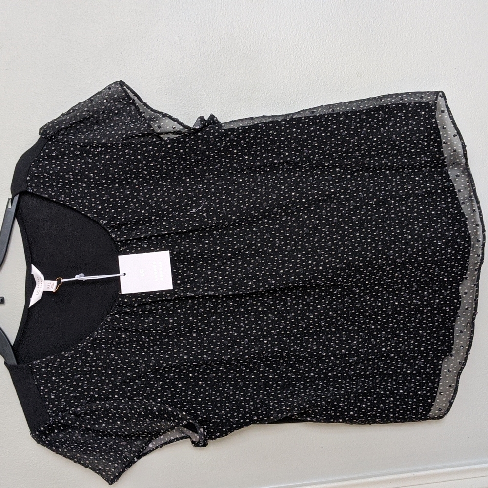 Lauren Conrad women's top black size XXL